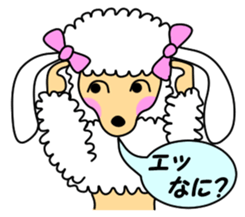 JIN-JIN Poodle Life (2nd) sticker #7688672