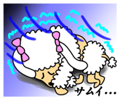 JIN-JIN Poodle Life (2nd) sticker #7688677