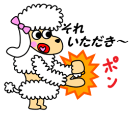 JIN-JIN Poodle Life (2nd) sticker #7688681