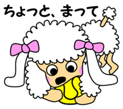 JIN-JIN Poodle Life (2nd) sticker #7688687