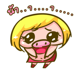 Jessica Lovely Pig sticker #7688904