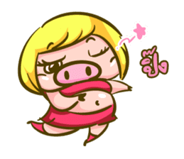 Jessica Lovely Pig sticker #7688908