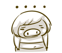 Jessica Lovely Pig sticker #7688928