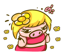 Jessica Lovely Pig sticker #7688931