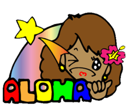 Hawaiian Hula girl,Luana Vol.1 sticker #7689156