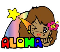 Hawaiian Hula girl,Luana Vol.1 sticker #7689156