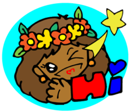 Hawaiian Hula girl,Luana Vol.1 sticker #7689157
