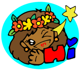 Hawaiian Hula girl,Luana Vol.1 sticker #7689157