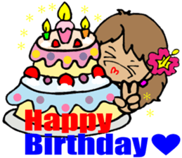 Hawaiian Hula girl,Luana Vol.1 sticker #7689162