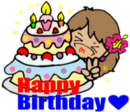 Hawaiian Hula girl,Luana Vol.1 sticker #7689162