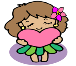 Hawaiian Hula girl,Luana Vol.1 sticker #7689164