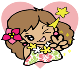 Hawaiian Hula girl,Luana Vol.1 sticker #7689167