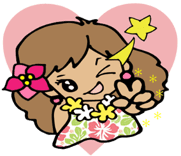 Hawaiian Hula girl,Luana Vol.1 sticker #7689167