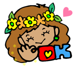 Hawaiian Hula girl,Luana Vol.1 sticker #7689168