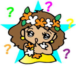 Hawaiian Hula girl,Luana Vol.1 sticker #7689170