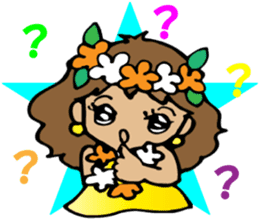 Hawaiian Hula girl,Luana Vol.1 sticker #7689170