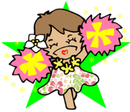 Hawaiian Hula girl,Luana Vol.1 sticker #7689173