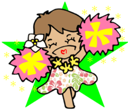 Hawaiian Hula girl,Luana Vol.1 sticker #7689173