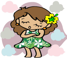 Hawaiian Hula girl,Luana Vol.1 sticker #7689179