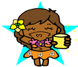 Hawaiian Hula girl,Luana Vol.1 sticker #7689183