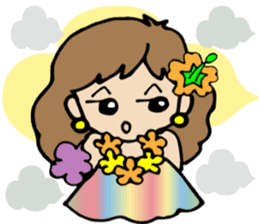 Hawaiian Hula girl,Luana Vol.1 sticker #7689191
