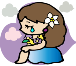 Hawaiian Hula girl,Luana Vol.1 sticker #7689193
