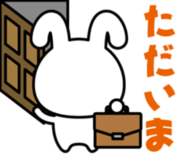 Mustache Rabbit Chan sticker #7689690