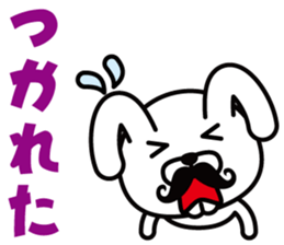 Mustache Rabbit Chan sticker #7689692