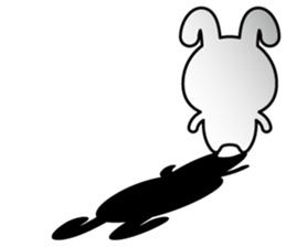 Mustache Rabbit Chan sticker #7689699