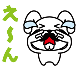 Mustache Rabbit Chan sticker #7689714