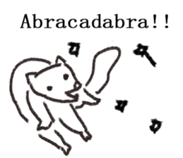 Ferret_in my heart to say. sticker #7689947