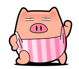 Pp Bear and Pants Pig 4 sticker #7690651