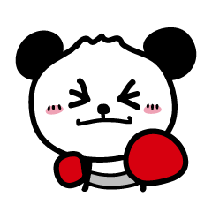 cute cute panda sticker