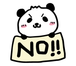 cute cute panda sticker sticker #7690745