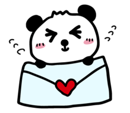 cute cute panda sticker sticker #7690747
