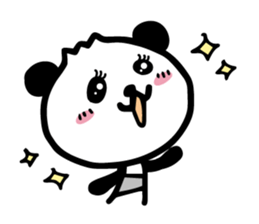 cute cute panda sticker sticker #7690749