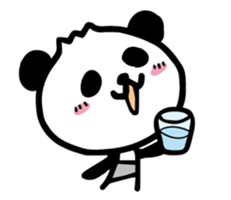 cute cute panda sticker sticker #7690751