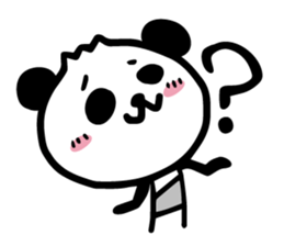 cute cute panda sticker sticker #7690752