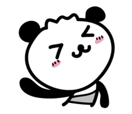 cute cute panda sticker sticker #7690758