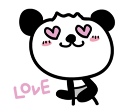 cute cute panda sticker sticker #7690761