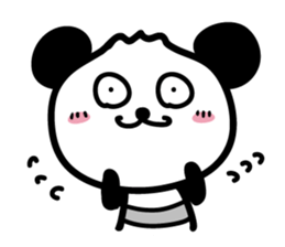 cute cute panda sticker sticker #7690763