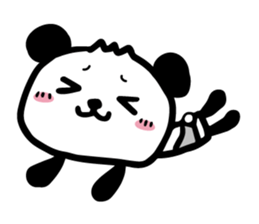 cute cute panda sticker sticker #7690766