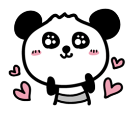 cute cute panda sticker sticker #7690767