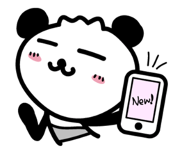 cute cute panda sticker sticker #7690770
