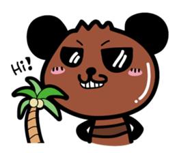 cute cute panda sticker sticker #7690775