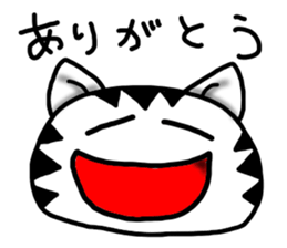 White cat sticker-4 sticker #7691077