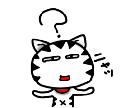 White cat sticker-4 sticker #7691088