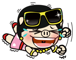 Laugh out loud Hahaha sticker #7691342