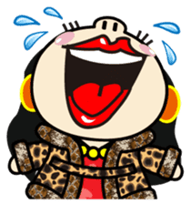 Laugh out loud Hahaha sticker #7691350
