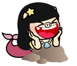 Laugh out loud Hahaha sticker #7691362
